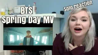 [Solo Reaction] BTS 방탕소년단 '봄날 (Spring Day)' MV [Emily]