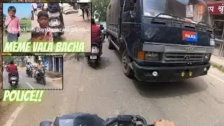 patna mai motovlog karte hue meme vala bacha mil gya😂|must watch#trendingshorts #meme #bihar #bike