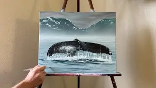 Whale Tail Painting