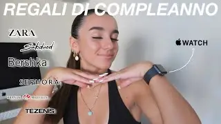 I MIEI REGALI DI COMPLEANNO 🦋 apple watch, sephora, subdued, bershka & more