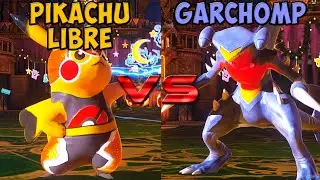 Pokken tournament DX - Pikachu Libre vs Garchomp