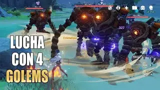 Genshin Impact – Consigue un cofre lujoso luchando contra 4 golems a la vez