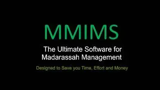 MMIMS Student Management Database for Madrasah and schools