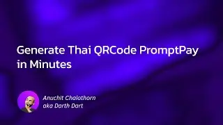 Dart แบบ Dart Dart EP196 : Generate Thai QRCode PromptPay in Minutes