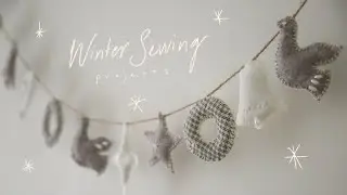 EASY WINTER SEWING PROJECTS | FELT GARLAND | MsRosieBea