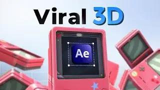 How to create 3D Objects that BREAK the Algorithm (After Effects 3D Animation)