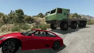 Cars vs Potholes on American Roads | BeamNG Drive EPIC Compilation # 1