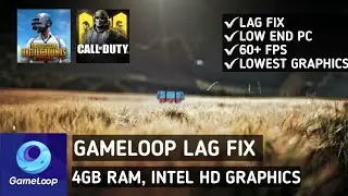 PUBG Gameloop Lag Fix | Best Gameloop Settings For Low End PC