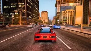 GTA V VERY Realistic Graphics in LOW END GAMING PC- REDUX MOD