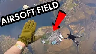 Jumping 3.700 ft Into An Airsoft Game
