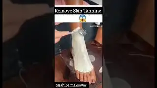 Skin Tanning Remove/Get Fair Feet In 10 Mnts ll #pedicure #skincare #viralvedio #tanremove #ytshorts