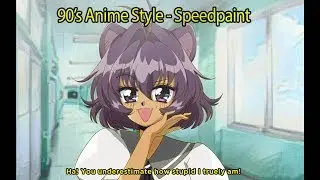 90's Anime Art Style - Speedpaint
