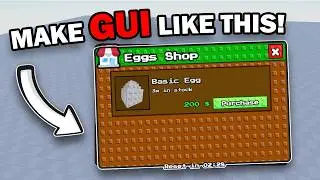 How to Create a Shop GUI in Roblox Studio