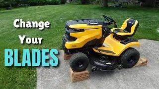 Change Your Riding Lawn Mower Blades Without Taking Off the Deck - Cub Cadet Enduro Series