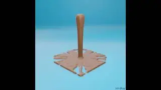 Chocolate Mantaflow Simulation in Blender