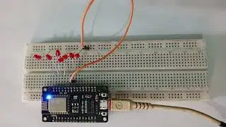 10 Led blinking using Esp8266 | 8 Led Blink using Esp8266 NodeMcu | AL AMIN