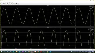 Matlab Simulink half wave rectifier circuit simulation.