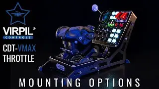 VPC CDT-VMAX Throttle — Mounting Options | VIRPIL Controls