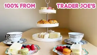 Afternoon Tea Ideas with Trader Joe's