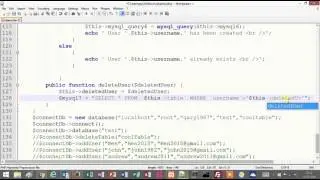 Tutorial 11 - PHP - Building a database object that implements an Interface in OOP - Part 11