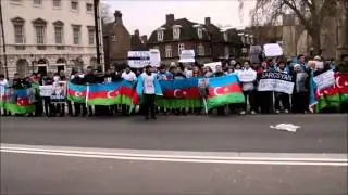 London Khojaly March   23 02 2013   Լոնդոնում դեմ զոհերի Խոջալուում ցեղասպանություն В Лондоне прошла акция памяти жертв Ходжалинского геноцида