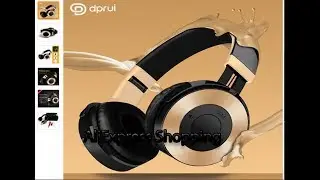 Стильные беспроводные наушники блютуз 4.1, радио, МР3 плеер с AliExpress.