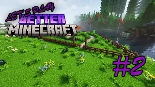 BUILDING AN AMAZING GARDEN | Better Minecraft | Episode 2