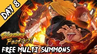 Phase 3!《Free Multi Summons Day #08》| Naruto Ultimate Ninja Blazing