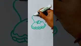 How To Draw Seashell With Pearl  #howtodraw #kidsdrawing #shorts @theartandcraftroom