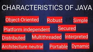 Characteristics of Java language or features of Java language