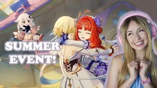 welcome to Simulanka! starting Summertide Scales and Tales || Genshin Impact 4.8 Reaction