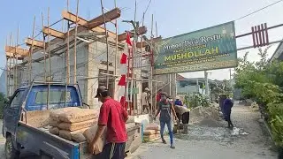 gotong royong pembangunan mushollah #sholawat #islam #rumahibadah