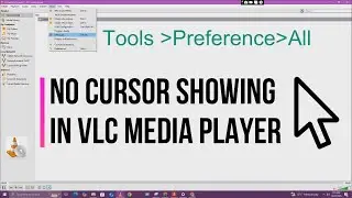 Not Showing Mouse Cursor when screen Recording in VLC Media Player | FIXED MOUSE POINTER IN 1 Minute