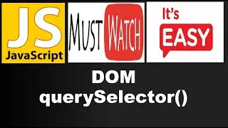 Dom Queryselector in javascript | querySelector in javaScript