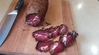 Сыровяленое мясо из свинины