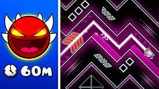 Completed the EASIEST Extreme Demon in 1 HOUR in Geometry Dash!