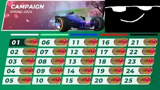 Trackmania - Spring 2024 Campaign - All Champion Medals