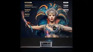 DBPOWER Native 1080P WiFi Projector