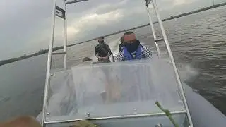 Тест нового катера... Скорость около 100 км/ч