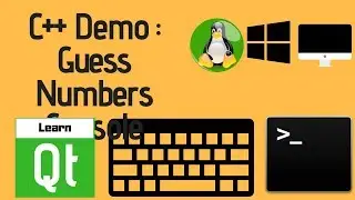 Qt C++ Gui Tutorial : Demo- Program to Guess Numbers | Course Preview