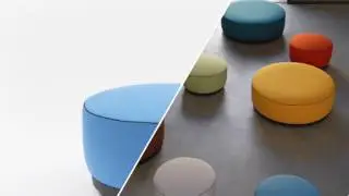 Agorà Ottomans - Cisotti Laube Studio for Segis