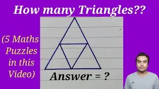 Maths Puzzles (1 to 5) Beginner Level || How to solve Maths Puzzle easily