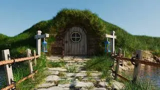 Fantasy House Animation in Blender   Complete Environment Creation #blender #Environment  #relaxing