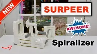 SURPEER    ❤️ Vegetable Spiralizer - Review     ✅