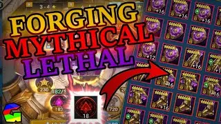 MASSIVE LETHAL GEAR FORGE! - Can I get any Mythical Pieces?! - Raid Shadow Legends