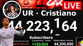 UR Cristiano Ronaldo Live Sub Count (New Channel)