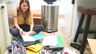 KITCHEN PURGE CLEANING MOTIVATION // CLEANING MOM