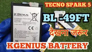 49ft battery / tecno Spark 5 battery/ kgenius battery made in india product