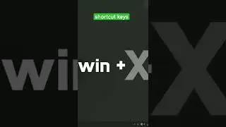 shortcut keys for windows 