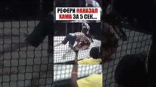 Рефери поставил на место хама 
